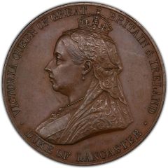 Medal - Victoria Diamond Jubilee; Lancaster, bronze