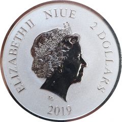 2 Dollars - Elizabeth II White Tiger