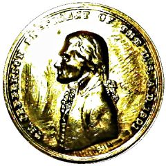 Token - Peace and Friendship Thomas Jefferson