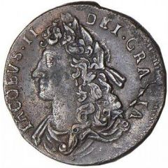1/2 Penny - James II