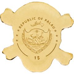 1 Dollar Pirate Skull