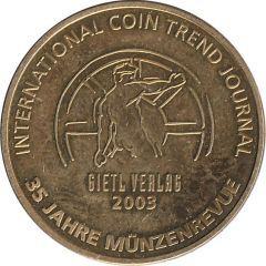 Medal - 35 years of the Münzenrevue magazine