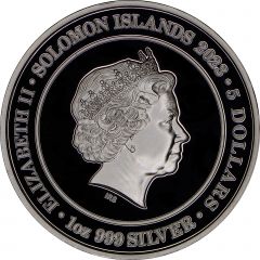 5 Dollars - Elizabeth II Posthumous, Year of the Rabbit