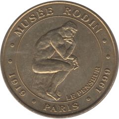 Monnaie de Paris Tourist Token - Paris Musée Rodin - Le Penseur