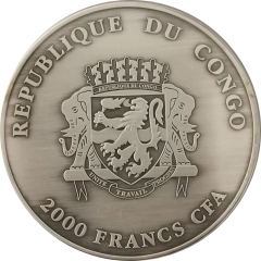 2000 Francs CFA Alligator Sinensis