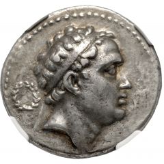 Tetradrachm - Seleukos IV Philopator Wreath