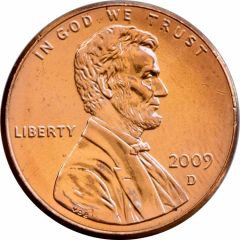 1 Cent `Lincoln Cent` Presidency