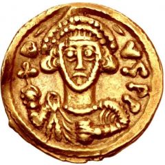 Tremissis - Gisulf II in the name of Justinian II