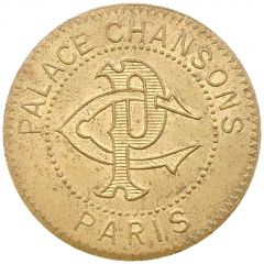 Phonograph Token - Palace Chansons Paris