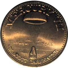Medal - Man in Space Mercury VII