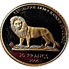 20 Francs 2006 FIFA World Cup Soccer - Mascot