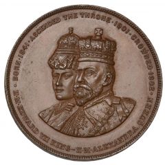 Medal - Edward VII Coronation, J. Moore, bronze