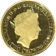 2 Crowns - Elizabeth II HM Queen Elizabeth Platinum Jubilee “70 years of Duty”