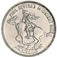 Token - Shell`s Famous Facts and Faces Game Paul Revere`s Midnight Ride