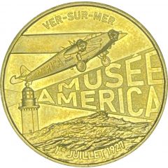Jeton touristique - Monnaie de Paris - Ver-sur-Mer - Musée America