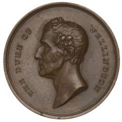Medalet - Victoria Wellington, B. Wyon, bronze