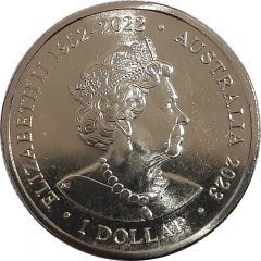 1 Dollar In the name of Elizabeth II, 6th portrait - FIFA Women`s World Cup AU-NZ-23