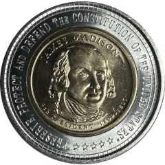 Presidential Oath Dollar James Madison