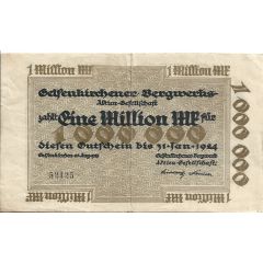 1 000 000 Mark Gelsenkirchener Bergwerks-Aktien-Gesellschaft