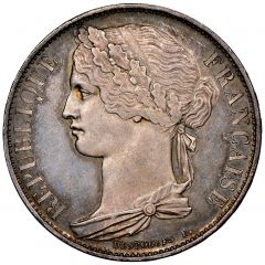 5 Francs Pattern of Desboeufs