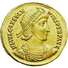 1 Solidus - Constantius II GLORIA REI PVBLICAE, Nicomedia