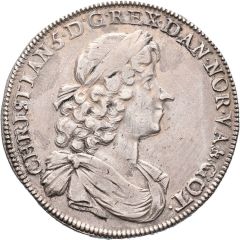 2 Speciedaler - Christian V Christiania type V