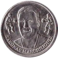 Official Lithuanian Basketball Players Medal Collection Šarūnas Marčiulionis