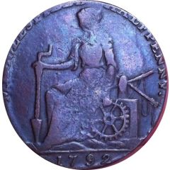 1/2 Penny Cheshire - Macclesfield / William Pit P.M.