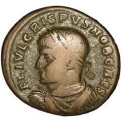 Nummus - Crispus as Caesar VOT X, Arles