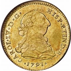 2 Escudos - Carlos IV