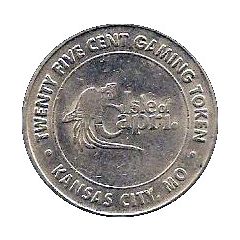 25 Cent Gaming Token - Isle of Capri Casino Kansas City, Missouri
