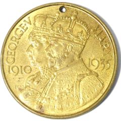 Medal - George V Silver Jubilee, Southampton, gilt