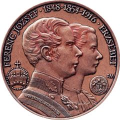 Medal - Francis Joseph I and Erzsébet