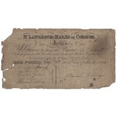 1 Pound St. Lawrence`s Marsh or Common