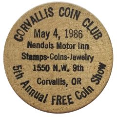 Token - Corvallis Coin Club Corvallis, Oregon