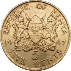 5 Cents Without legend