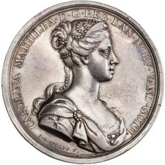 Medal - Coronation of Queen Caroline Mathilde