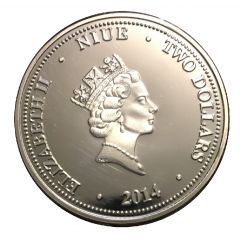 2 Dollars - Elizabeth II Captain America