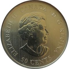 50 Cents - Elizabeth II Toronto Maple Leafs