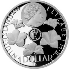 1 Dollar - Elizabeth II Clusius' gentian