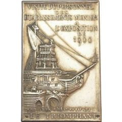 Plaquette - International exhibition in Paris `Le Triomphant`