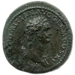 Sestertius - Domitian S C, Pax