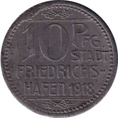 10 Pfennig - Friedrichshafen