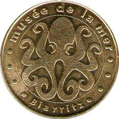 Monnaie de Paris Tourist Token - Biarritz Musée de la Mer