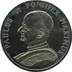 Medal - Pope Paul VI - Australia Visit 1970 Religious Medal