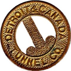 1 Fare - Detroit and Canada Tunnel Co. Detroit, Michigan