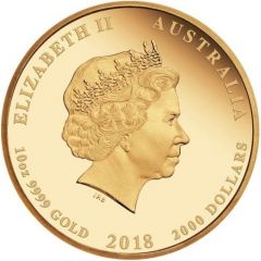 2000 Dollars - Elizabeth II 4th Portrait - The Jewelled Phoenix