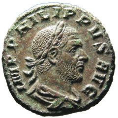 As - Philippus I P M TR P V COS III P P S C