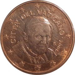 2 Euro Cents - Benedictvs XVI