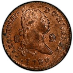2 Maravedis - Carlos IV